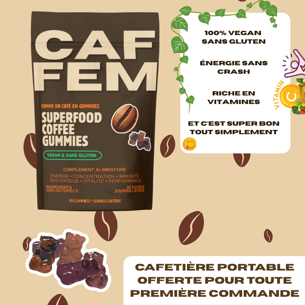 Caffem Superfood Coffee Gummies
